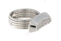 Ring Chimento Woman in White Gold Diamante 1A05962BB514